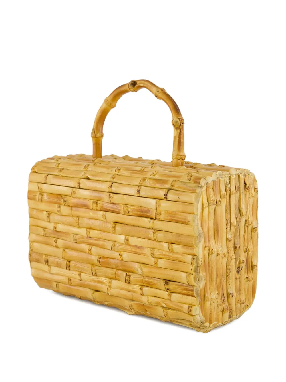 Glorinha Paranagua Monica Bamboo Tote Bag In Neutral