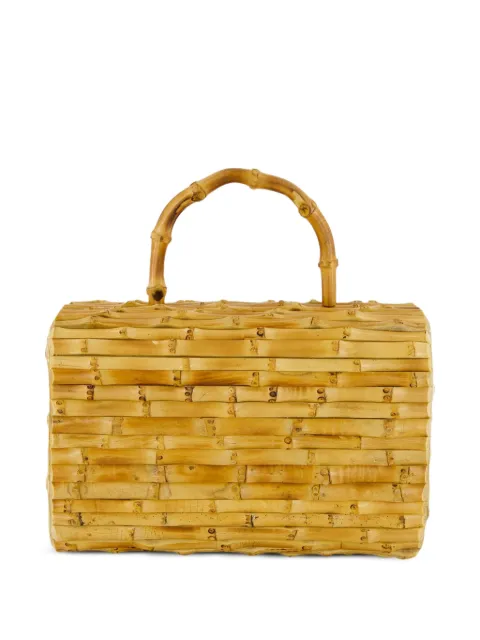 Glorinha Paranaguá Monica bamboo tote bag