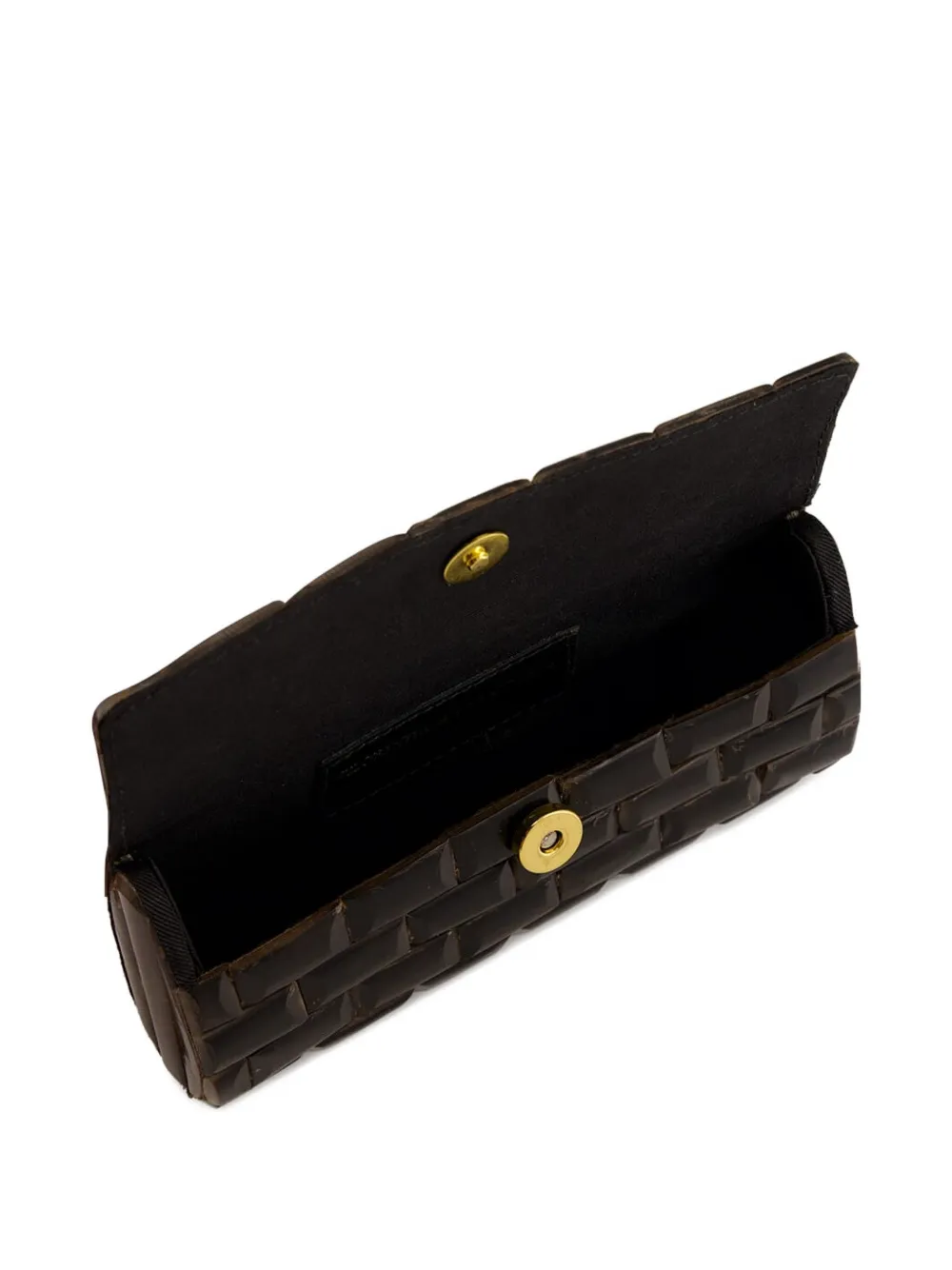 Glorinha Paranagua Mini Anouska Clutch Bag In Brown