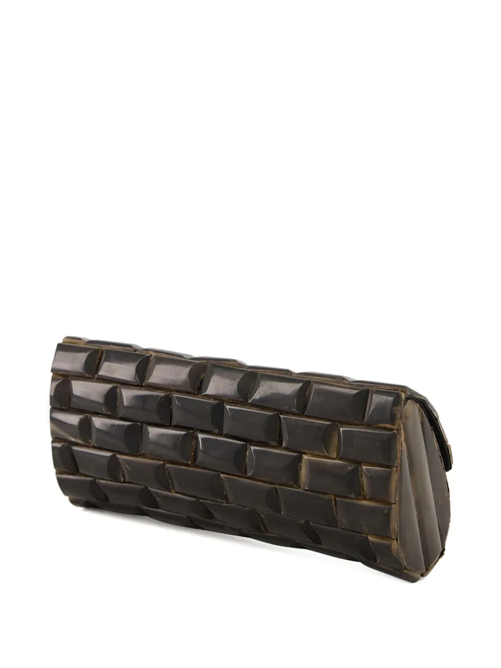 Glorinha Paranagua Mini Anouska Clutch Bag In Brown
