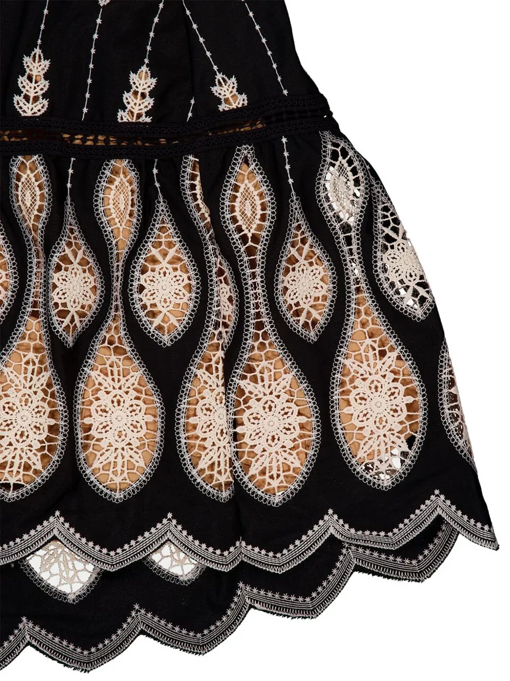 Johanna Ortiz Nostalgica midi-jurk Zwart