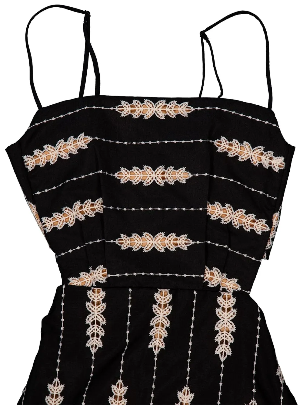 Johanna Ortiz Nostalgica midi-jurk Zwart