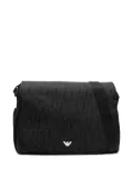 Emporio Armani Kids logo-plaque changing bag - Blue