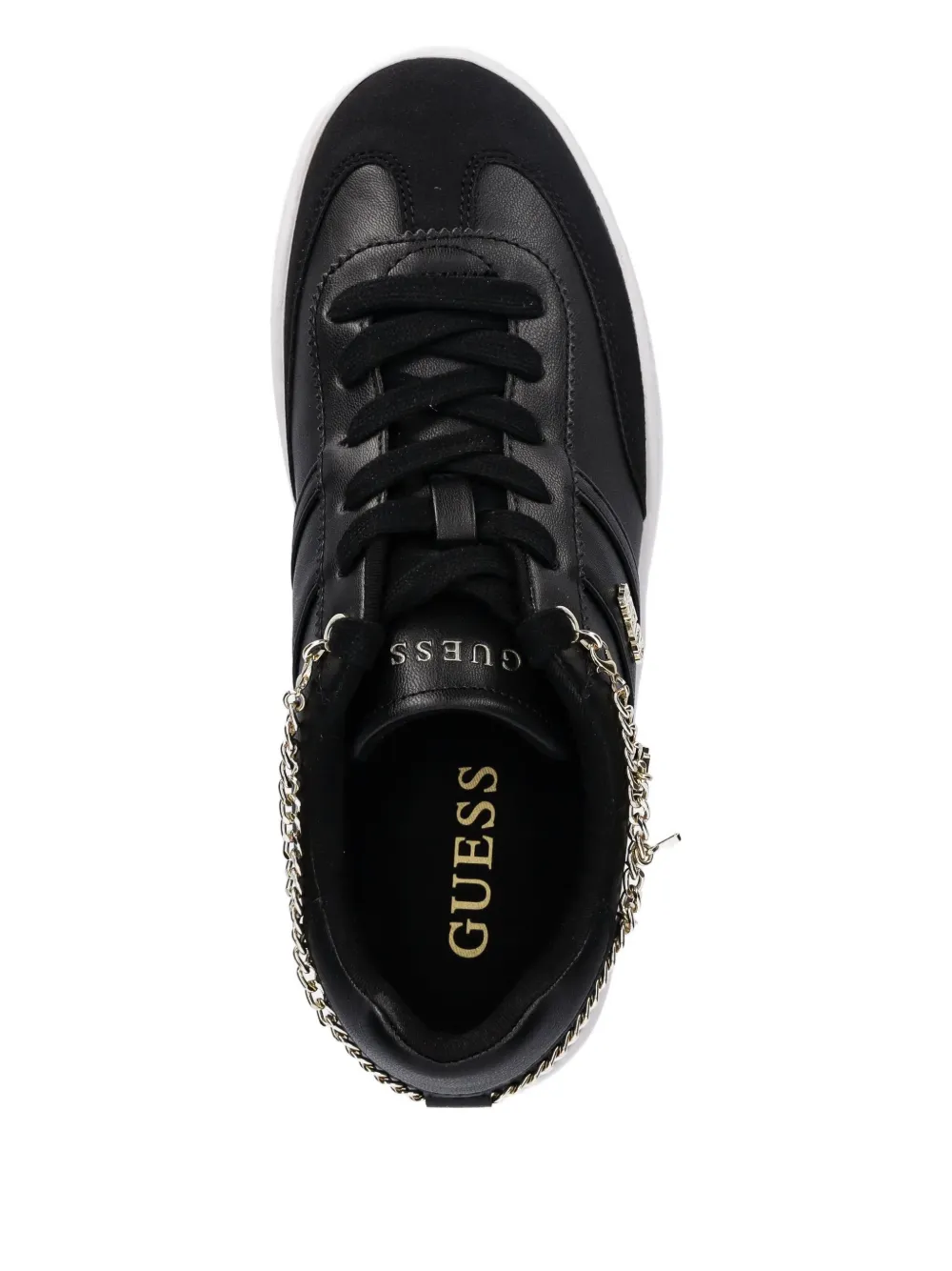 GUESS USA logo charm-detail sneakers Zwart