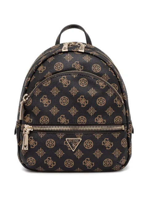 GUESS USA monogram-pattern zip-around backpack