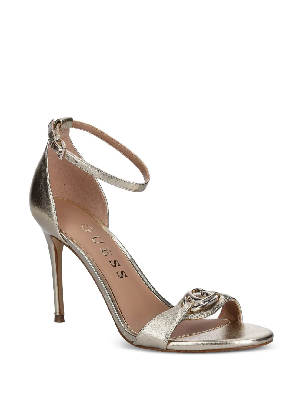 GUESS USA 100mm ankle-strap logo-plaque pumps | Heeled Pumps | Image 2