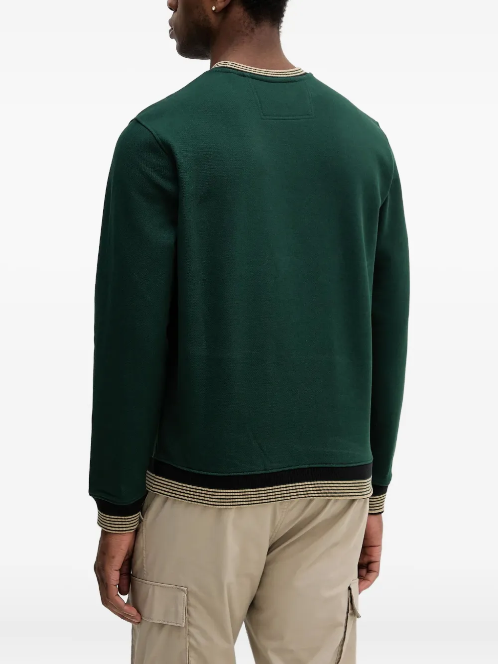 GUESS USA Sweater met borduurwerk Groen