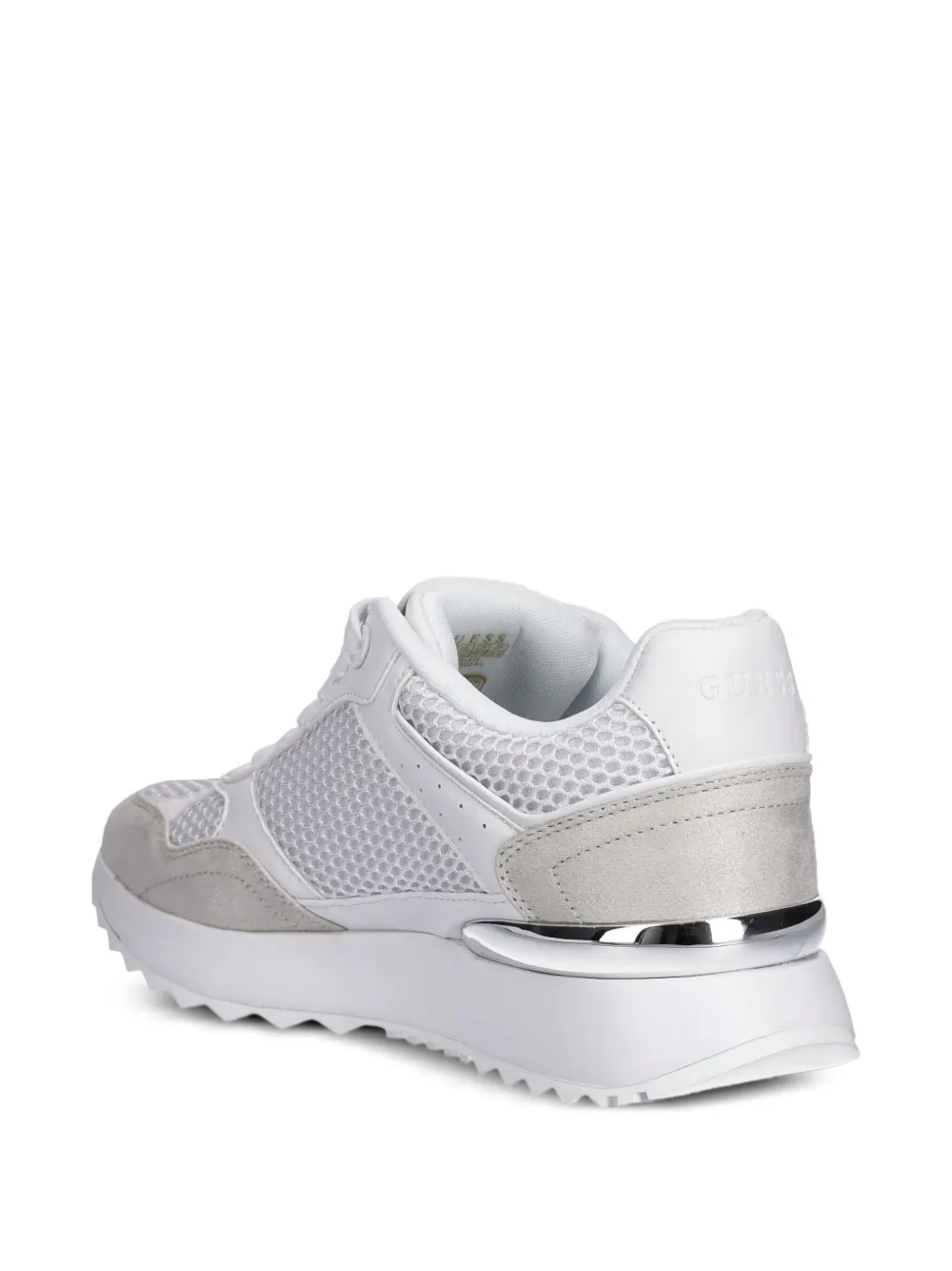 GUESS USA mesh-panelled platform sneakers White