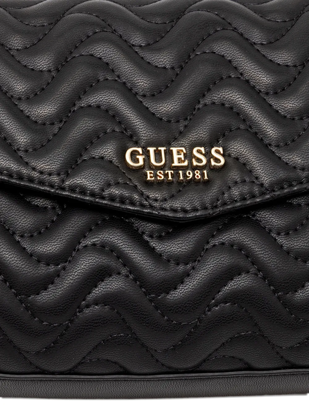 Guess Usa Quilted Cross Body Bag In Black