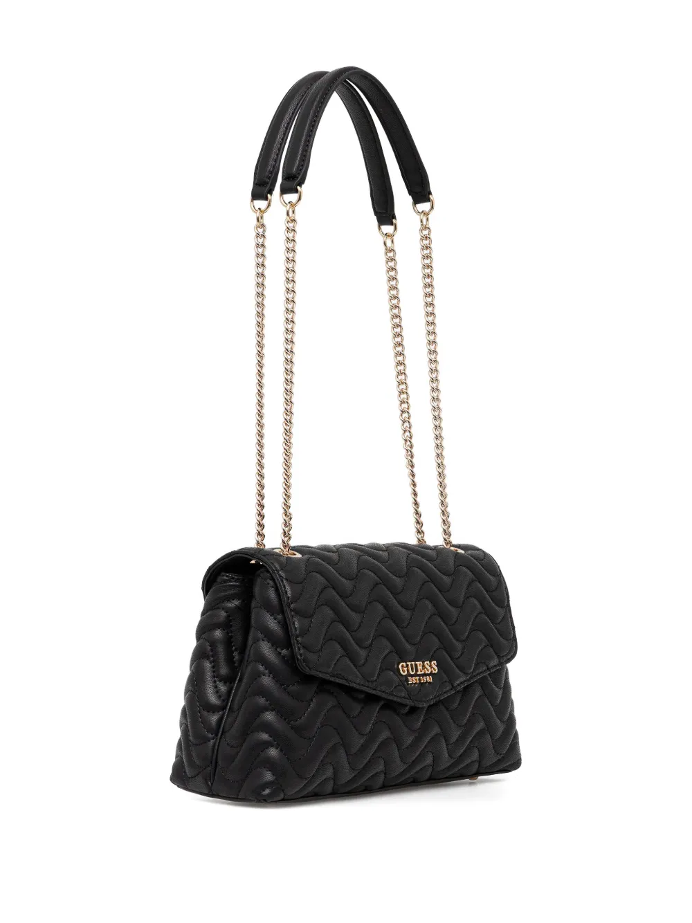 Guess Usa Quilted Cross Body Bag In Black