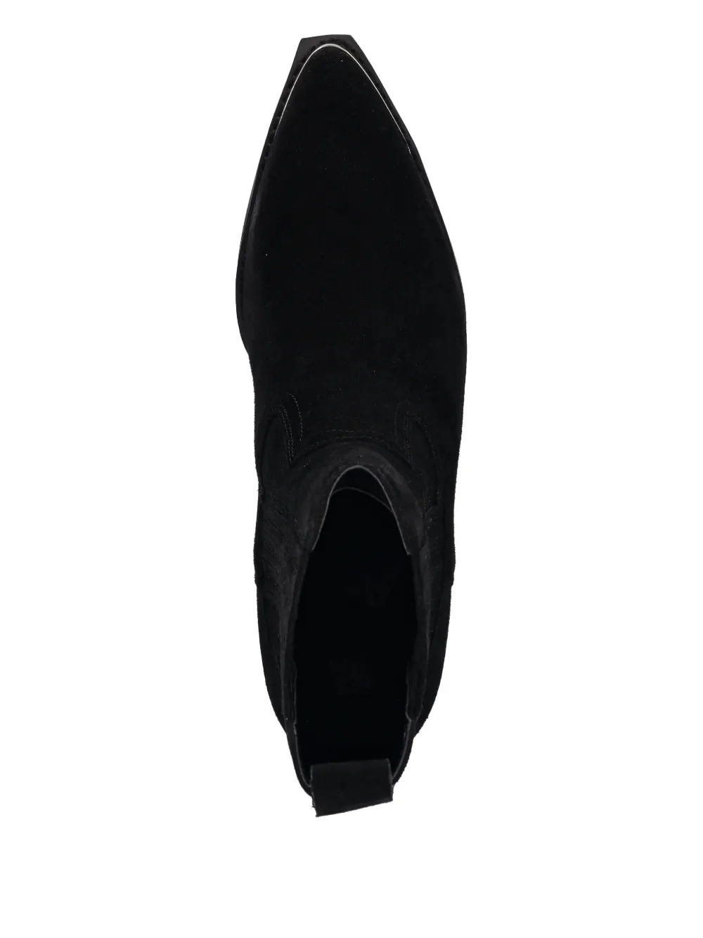 Guess Usa 35mm Metal Toe Boots In Black