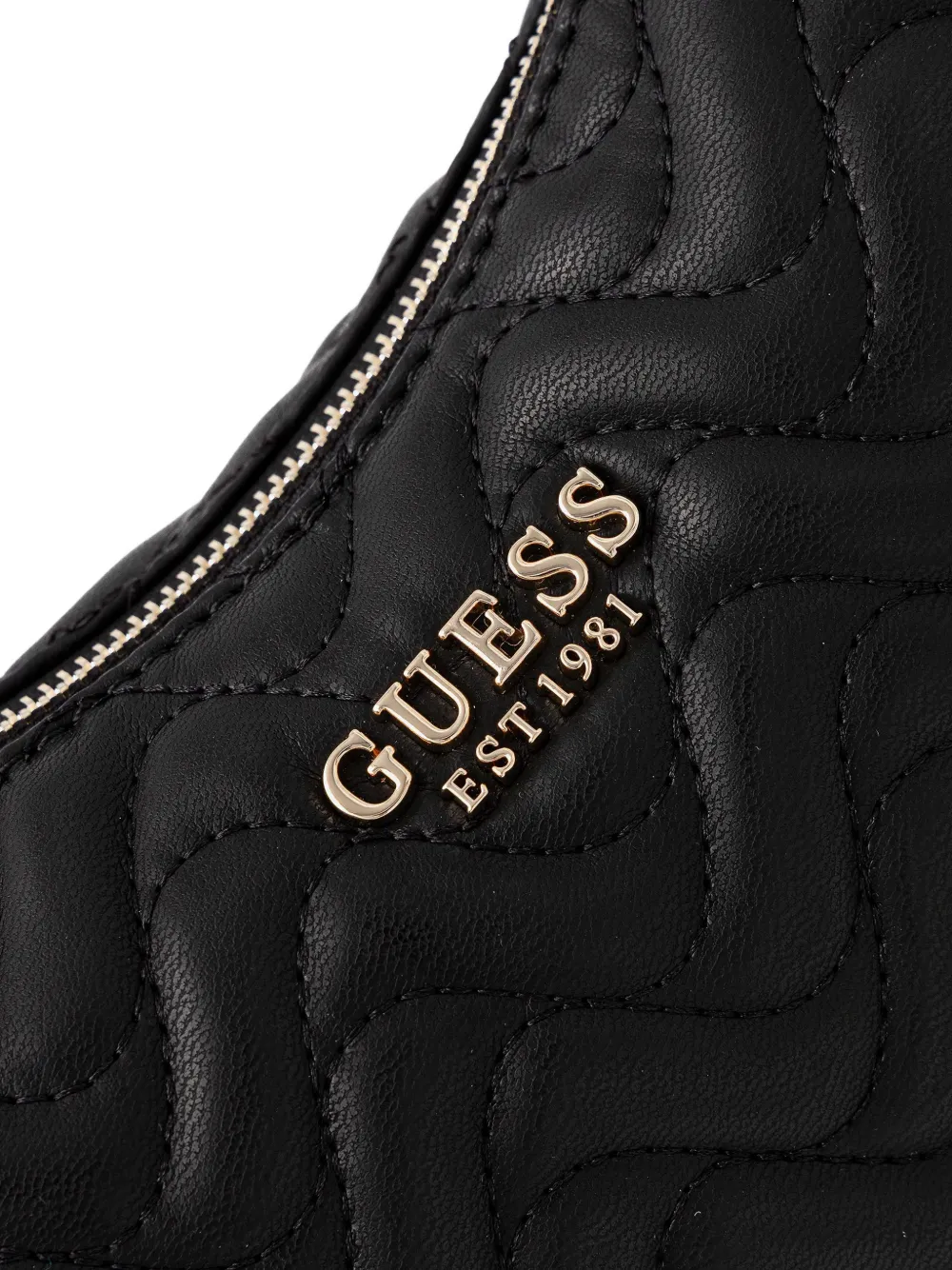 GUESS USA Gewatteerde tas met ketting Zwart