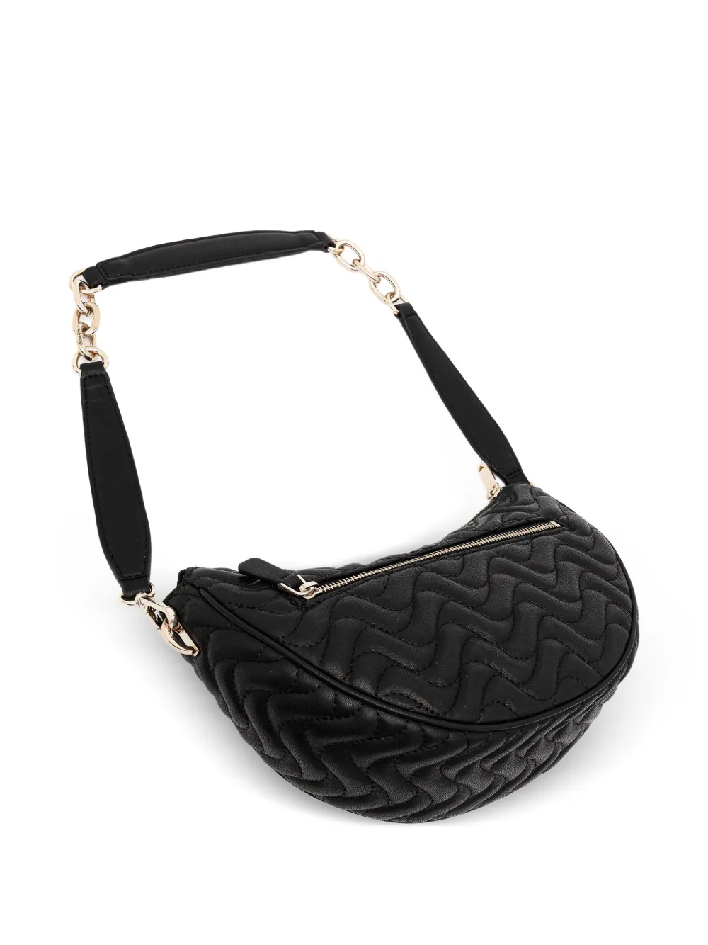  Guess Usa Quilted Chain Bag - Black 