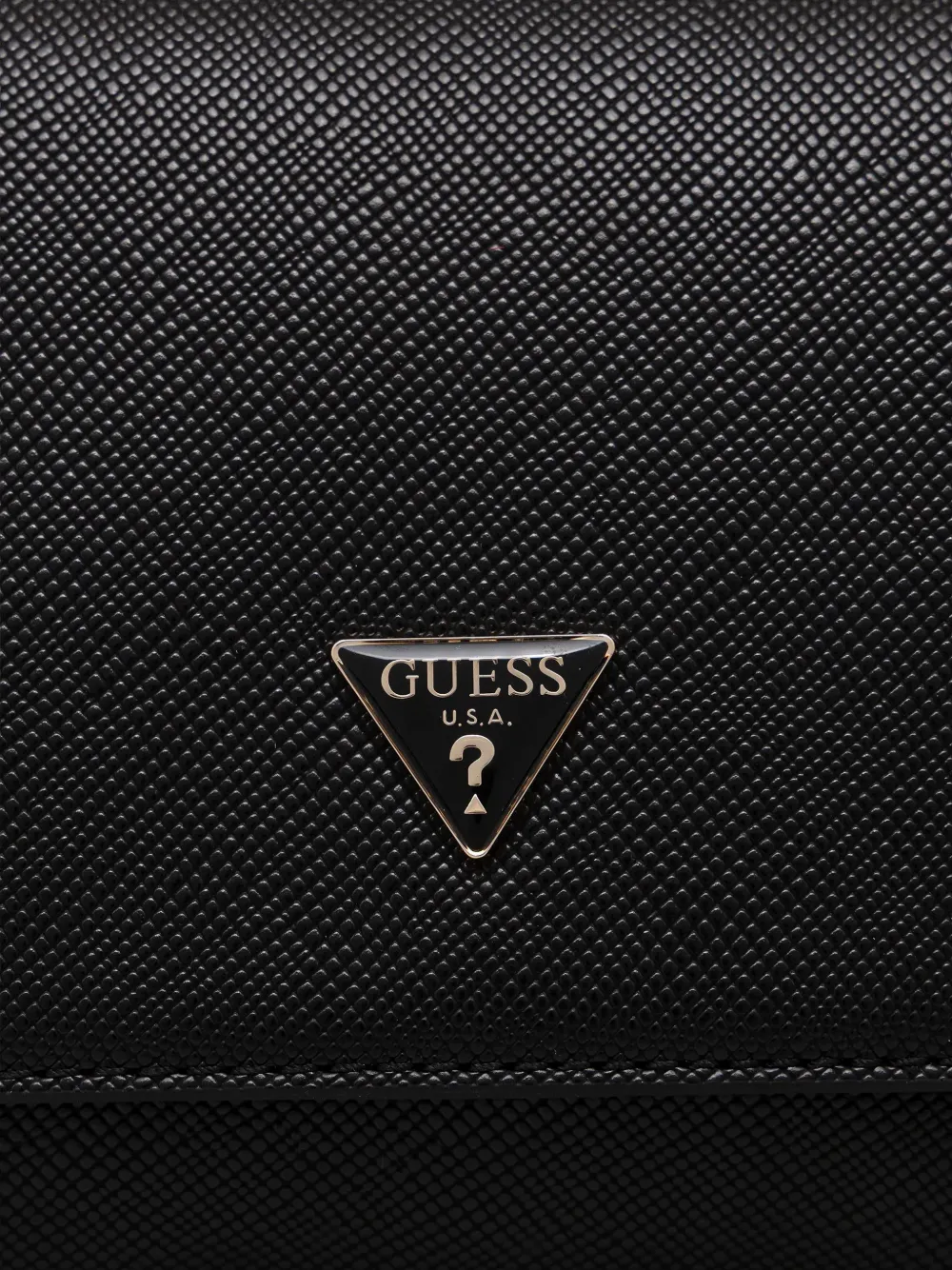 Guess Usa Chain Strap Top Cross Body In Black