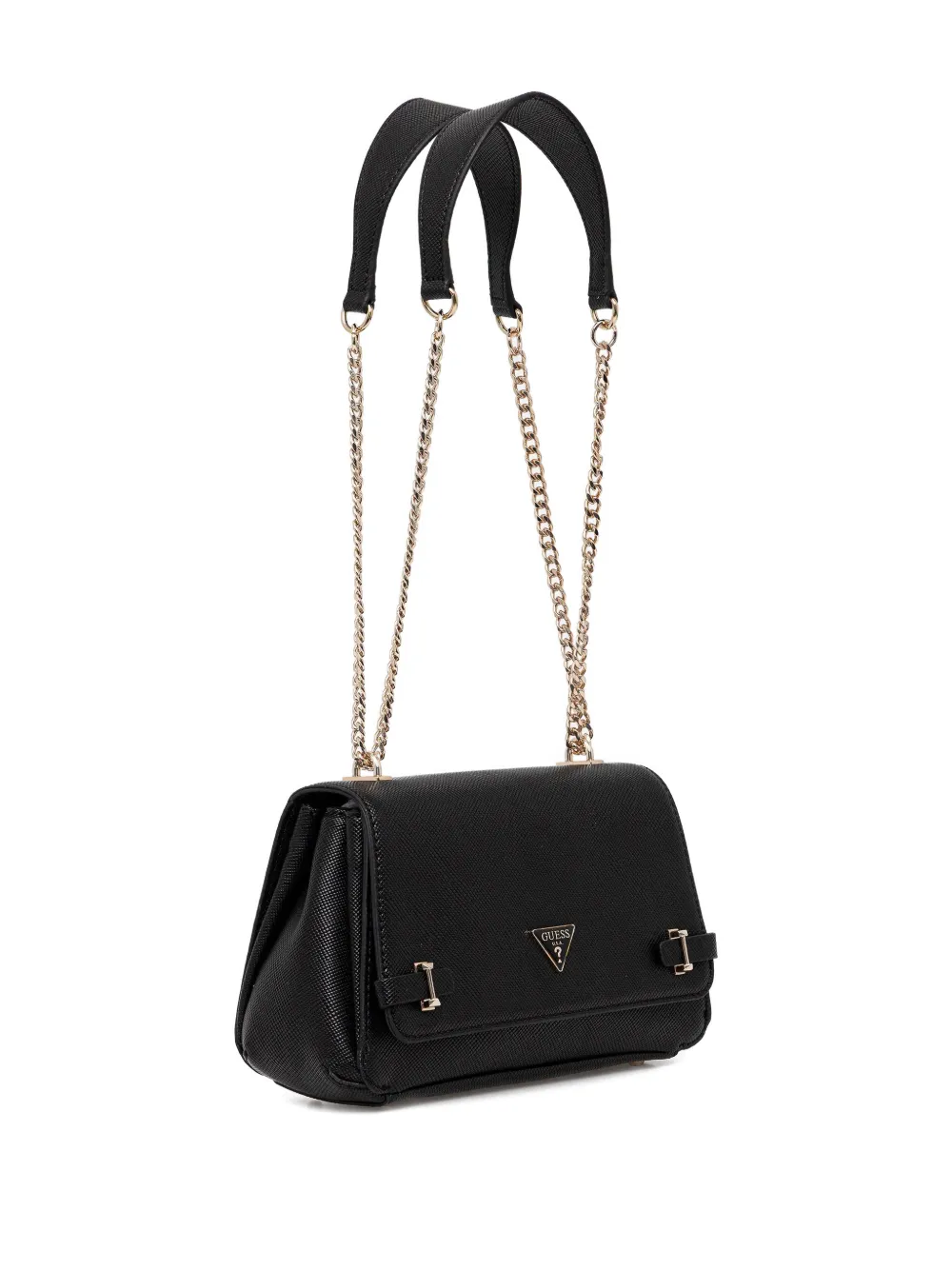 Guess Usa Chain Strap Top Cross Body In Black
