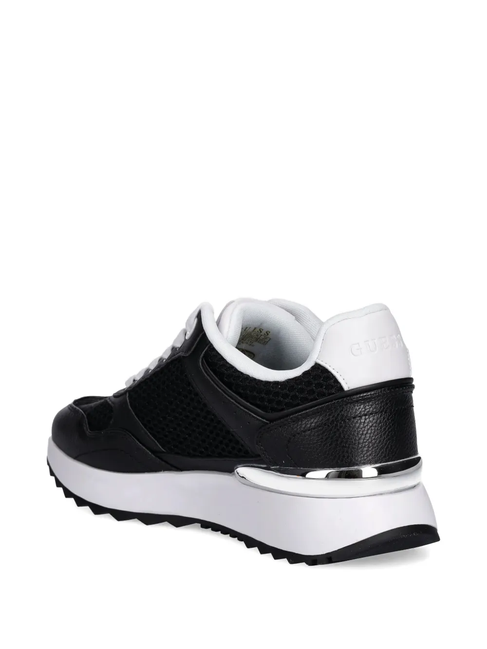 Guess Usa Logo Detail Sneakers In Black