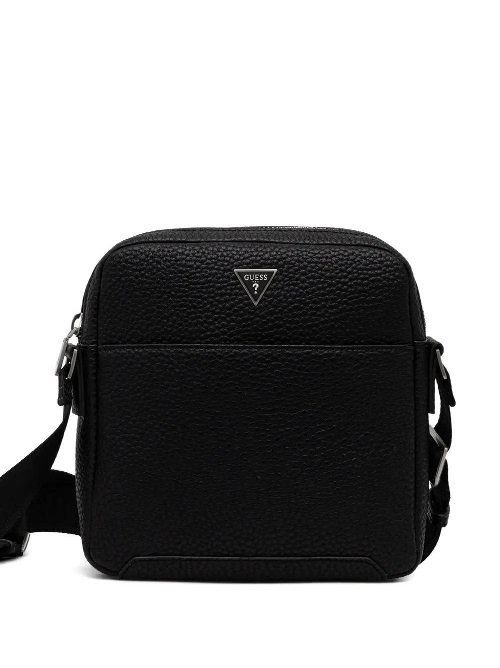 GUESS USA logo-plaque messenger bag | Black | Image 1