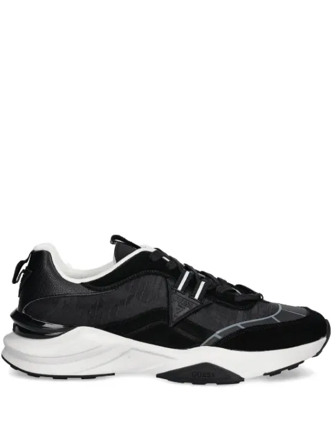 GUESS USA lace-up panelled sneakers