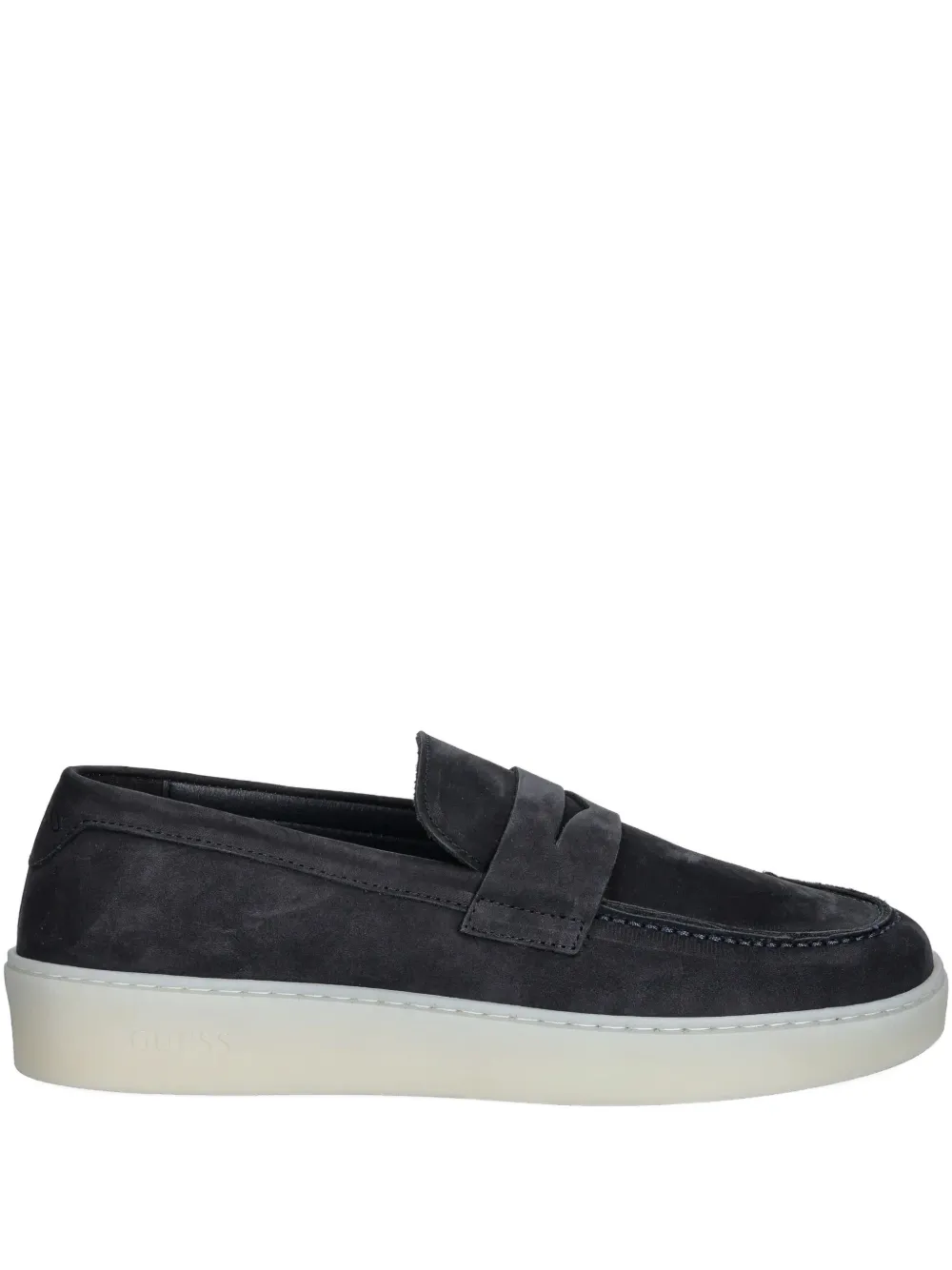 GUESS USA Ricky suede strap loafers | Blue | Image 1