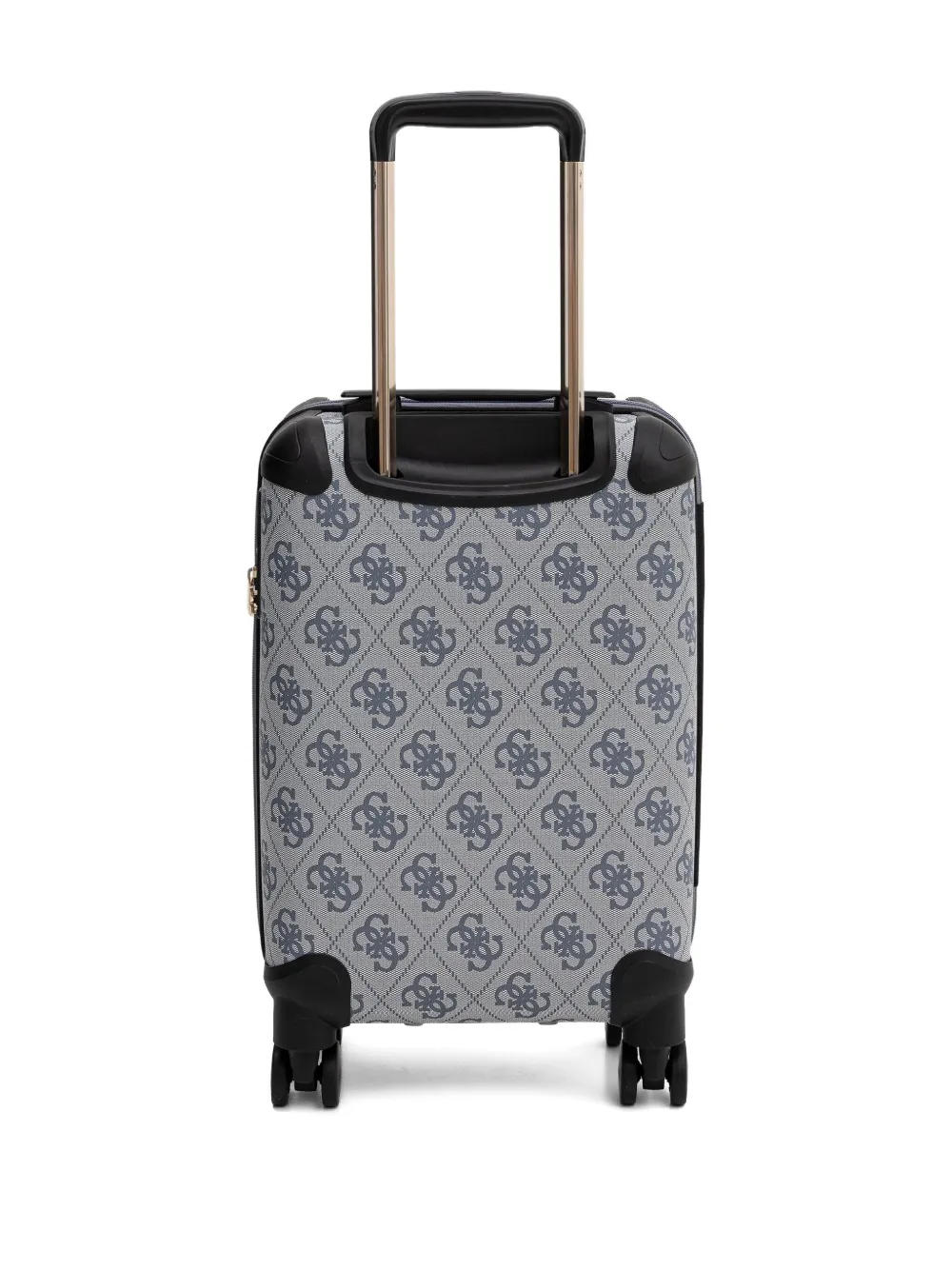 Guess Usa Berta 4g Logo-monogram Trolley Case In Blue