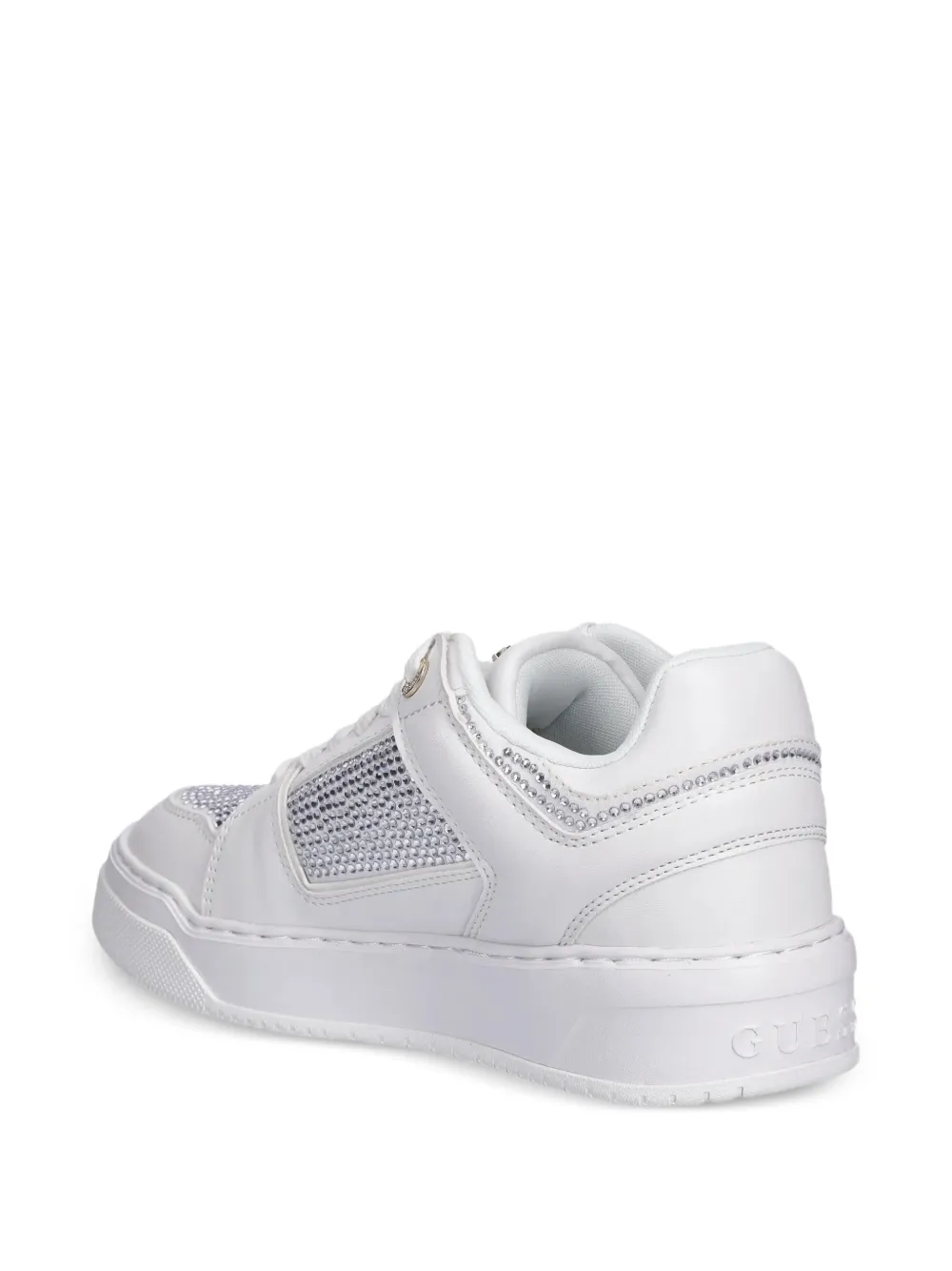 Embellished Lace-Up Sneakers