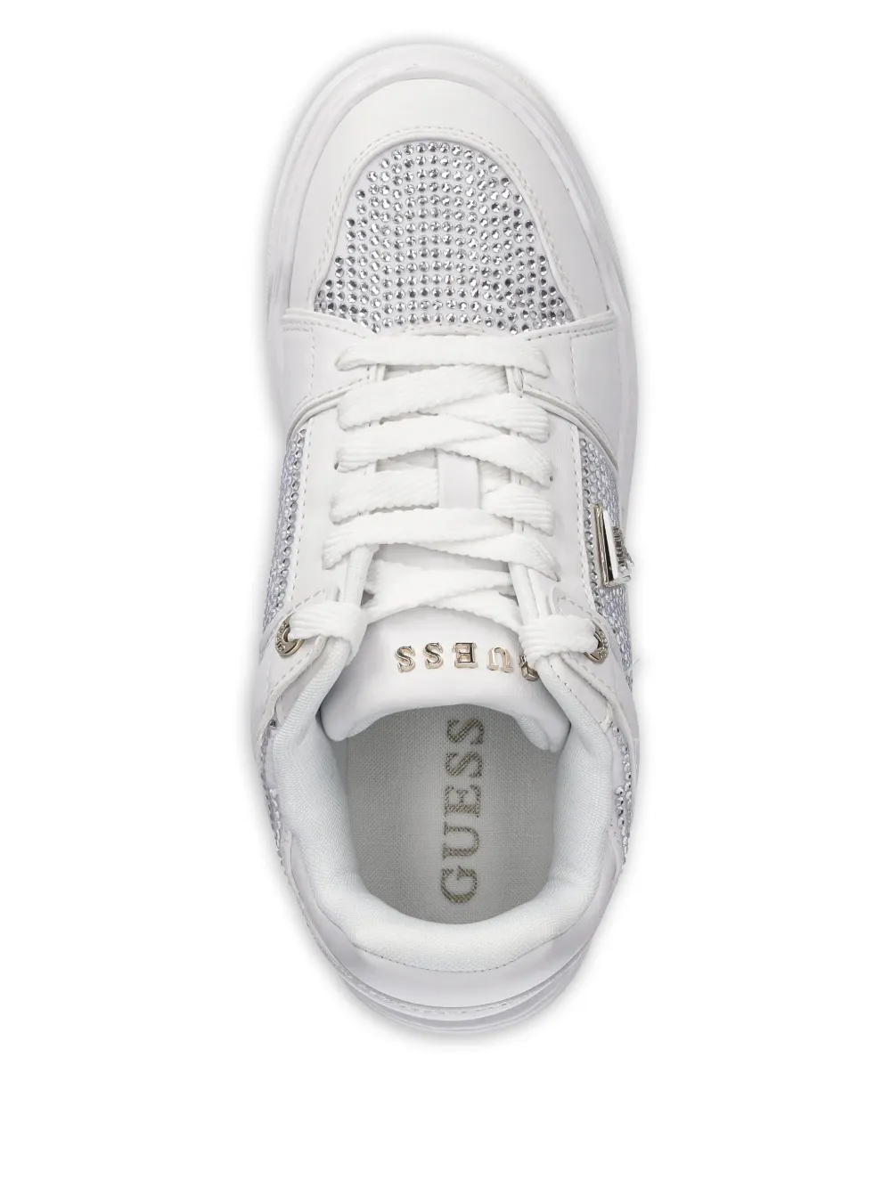 Embellished Lace-Up Sneakers