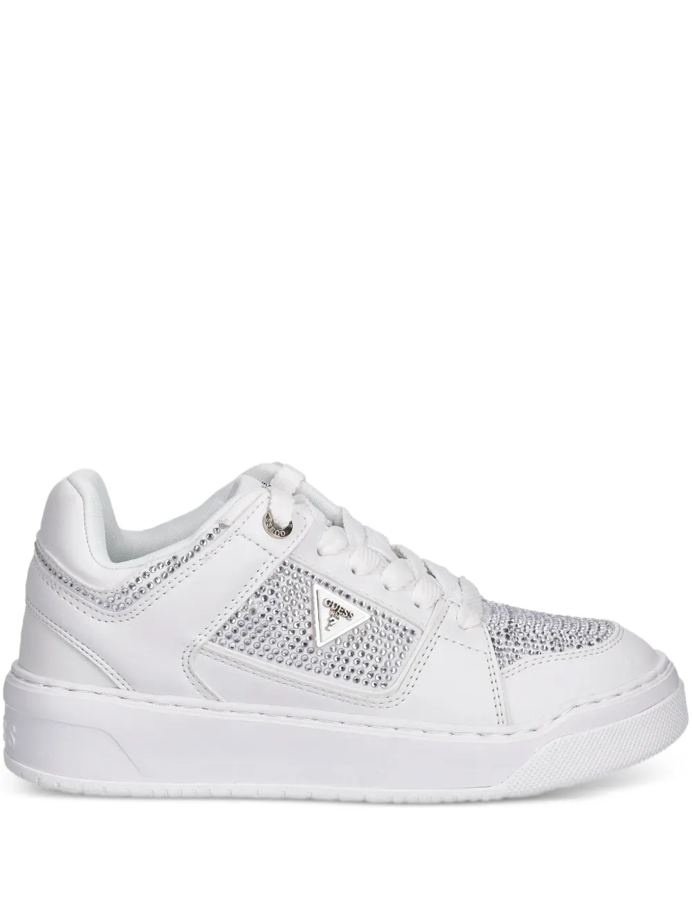 GUESS USA Verfraaide sneakers Wit