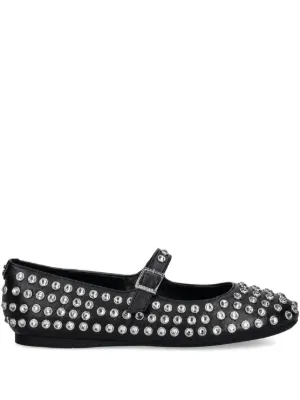 Marc Jacobs The Studded Sabrina スタッズ バレエシューズ | ブラック