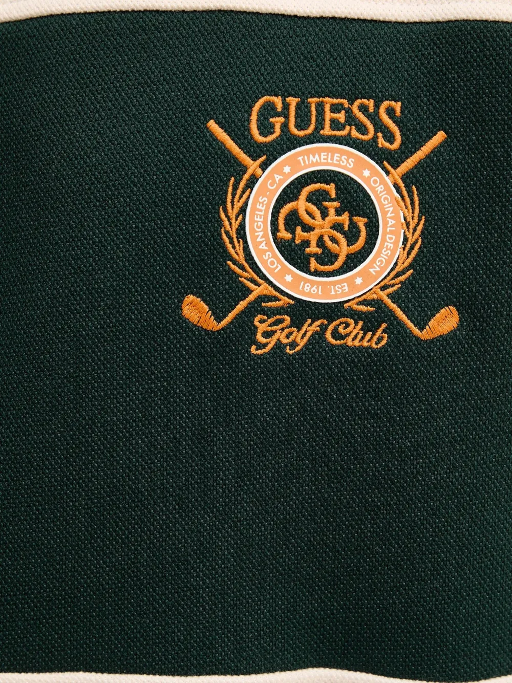 GUESS USA Sweater met geborduurd logo Beige