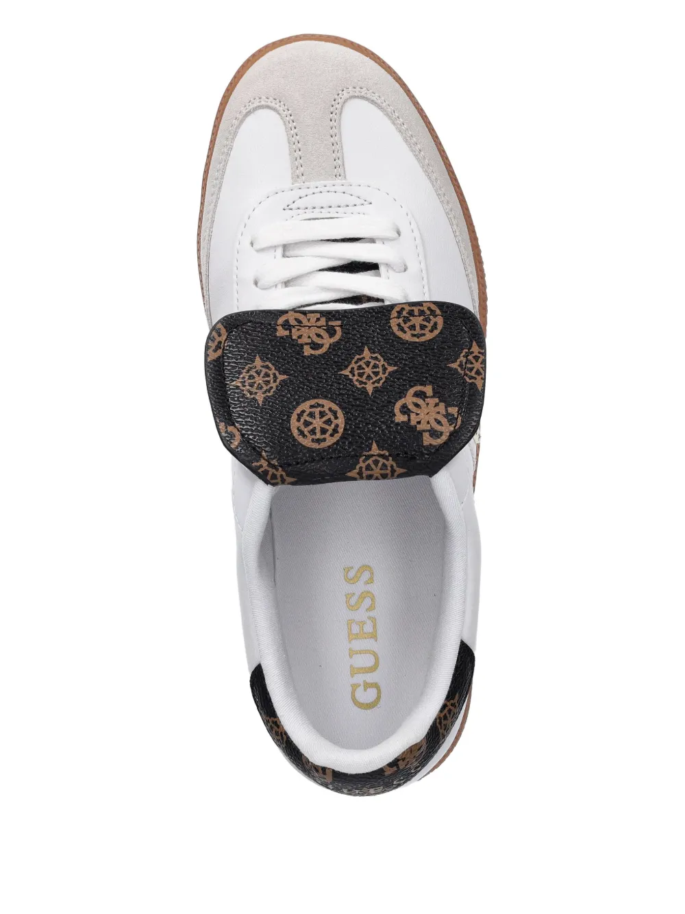 Guess Usa Logo-print Sneakers In Multi