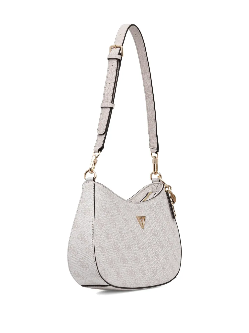 GUESS USA Crossbodytas met logoplakkaat Beige