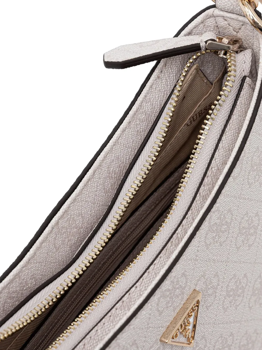 GUESS USA Crossbodytas met logoplakkaat Beige