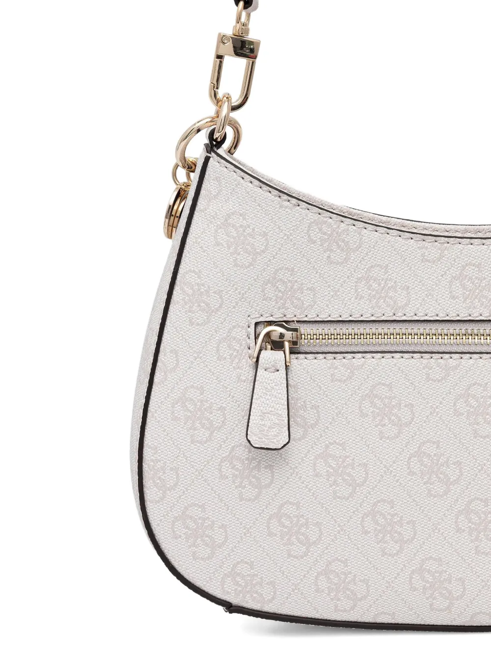 GUESS USA Crossbodytas met logoplakkaat Beige