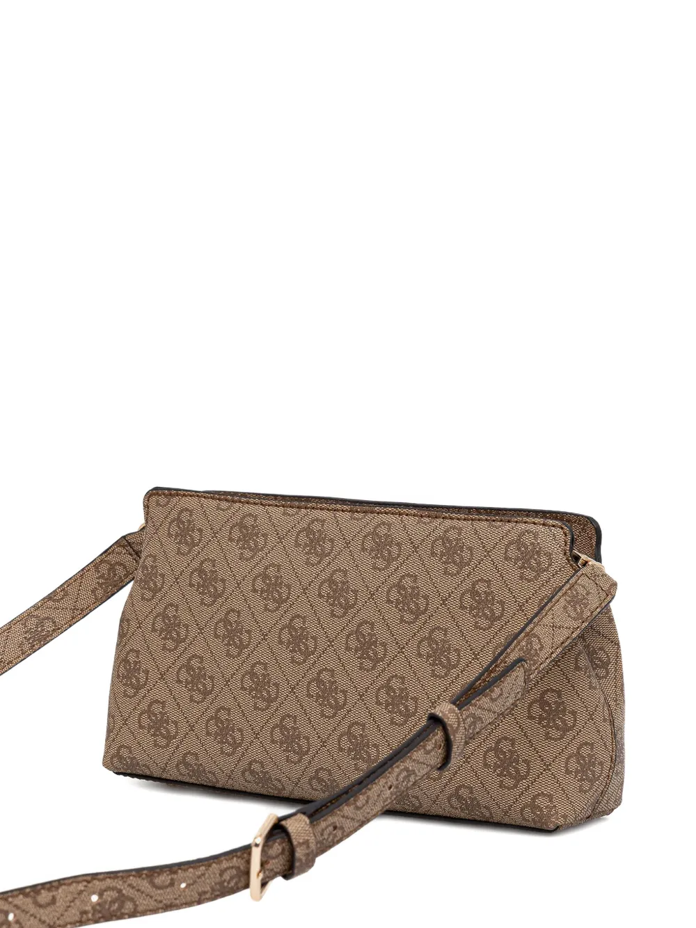 Guess Usa Patterned Cross Body Bag In Brown