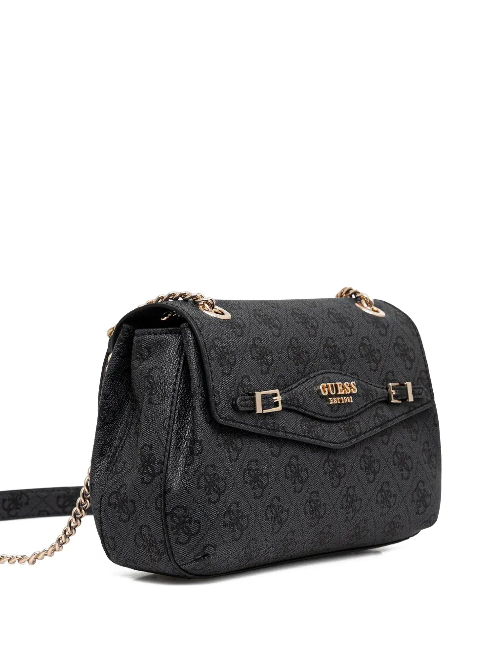 GUESS USA Schoudertas met logopatroon Zwart
