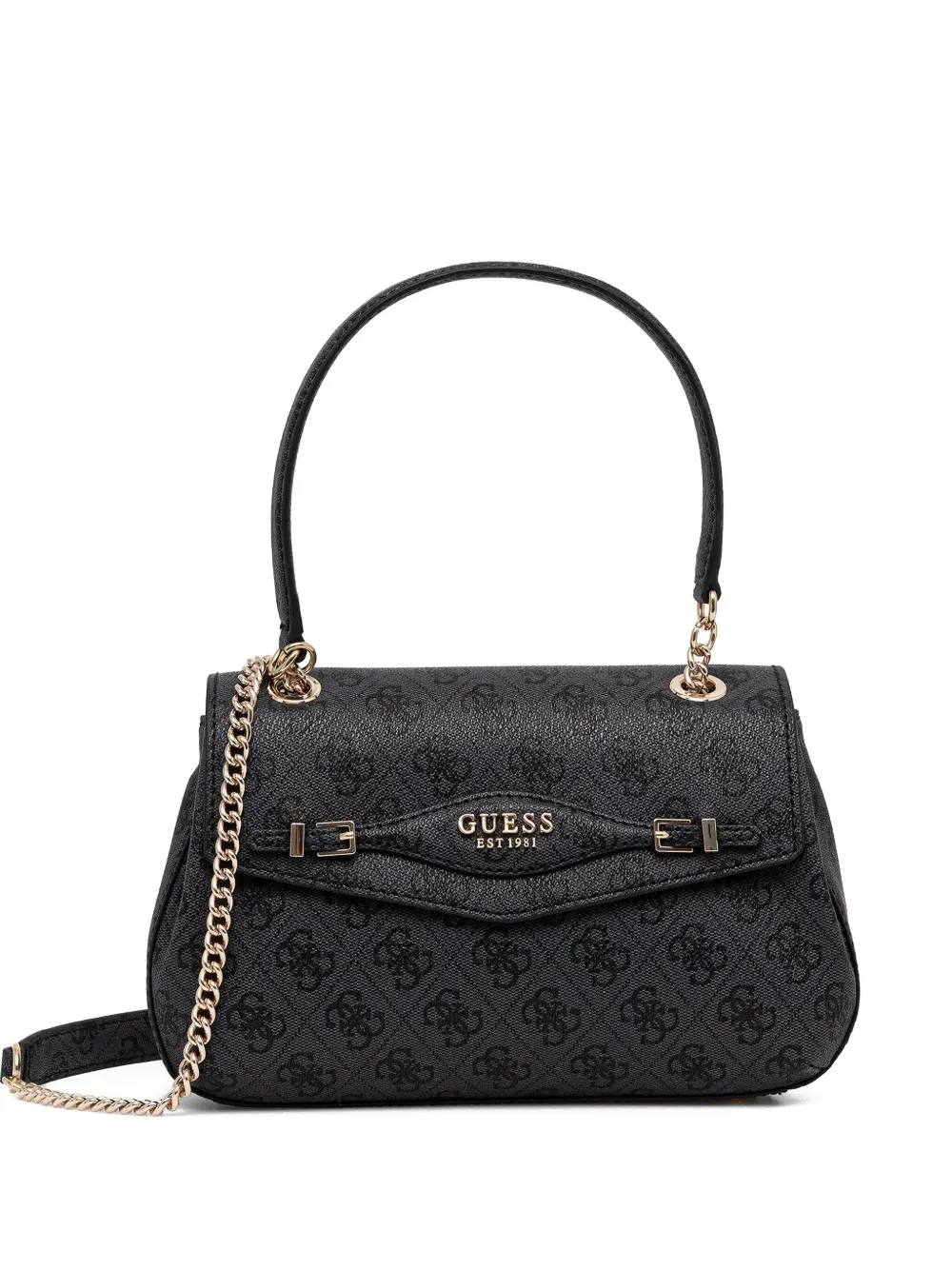 GUESS USA Schoudertas met logopatroon Zwart