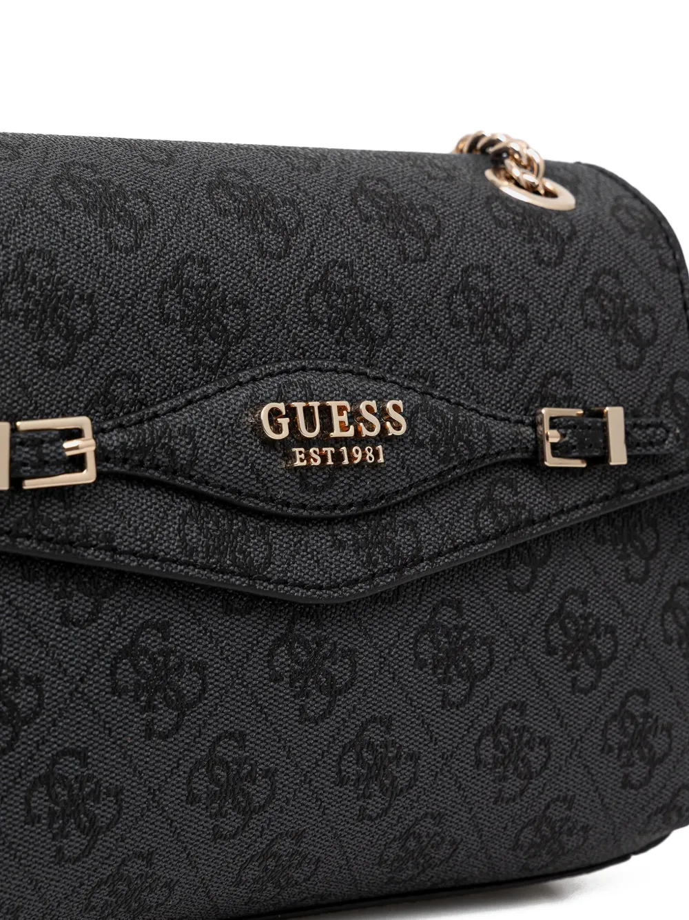 GUESS USA Schoudertas met logopatroon Zwart