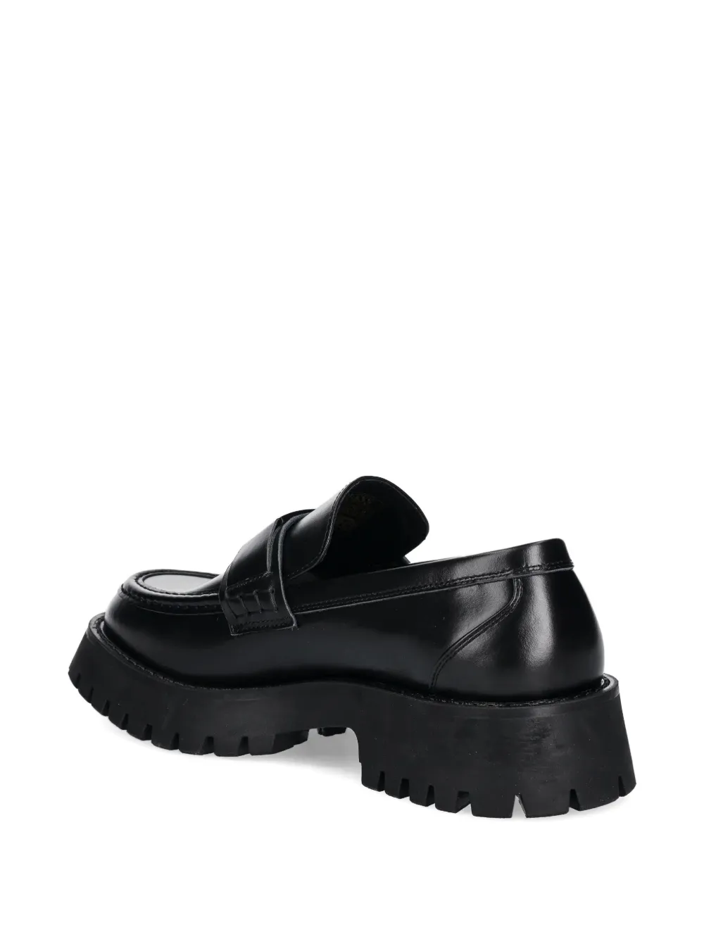 GUESS USA Loafers met logoplakkaat en zool Zwart