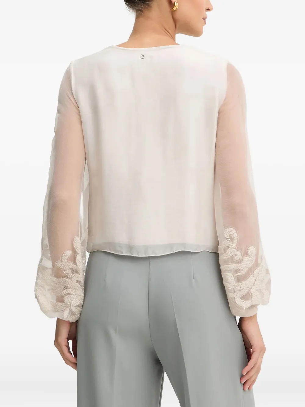 GUESS USA Blouse met V-hals Wit