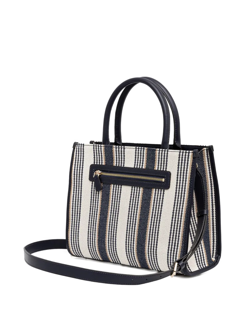 Guess Usa Nicolette Striped Top-zip Tote Bag In Multi