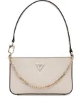 GUESS USA chain-strap logo-plaque tote bag - Neutrals