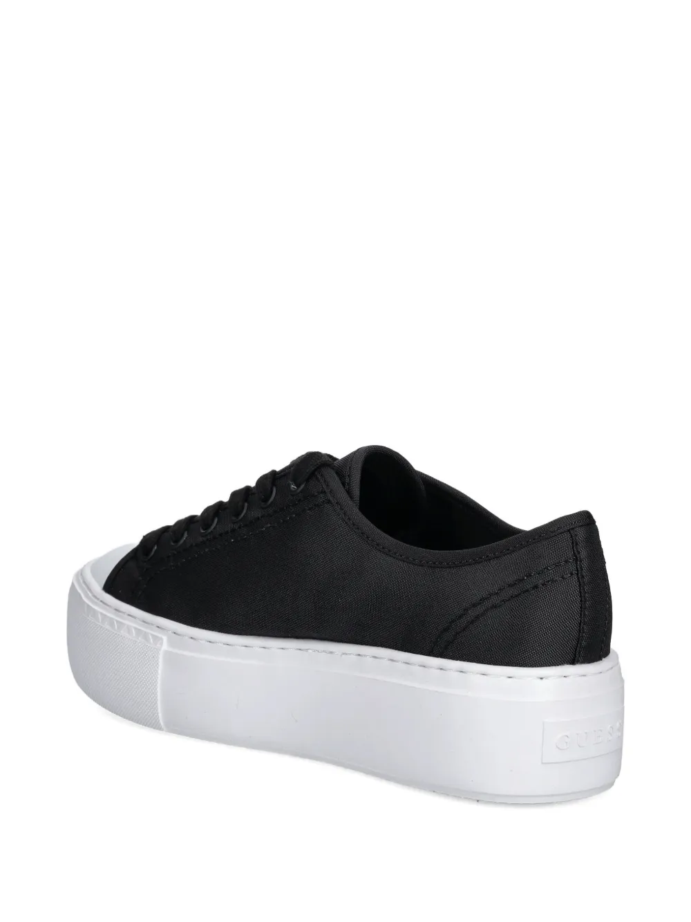 GUESS USA platform logo sneakers Zwart