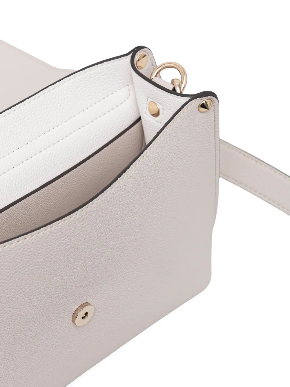 Guess Usa Logo-plaque Cross Body Bag In Neutral