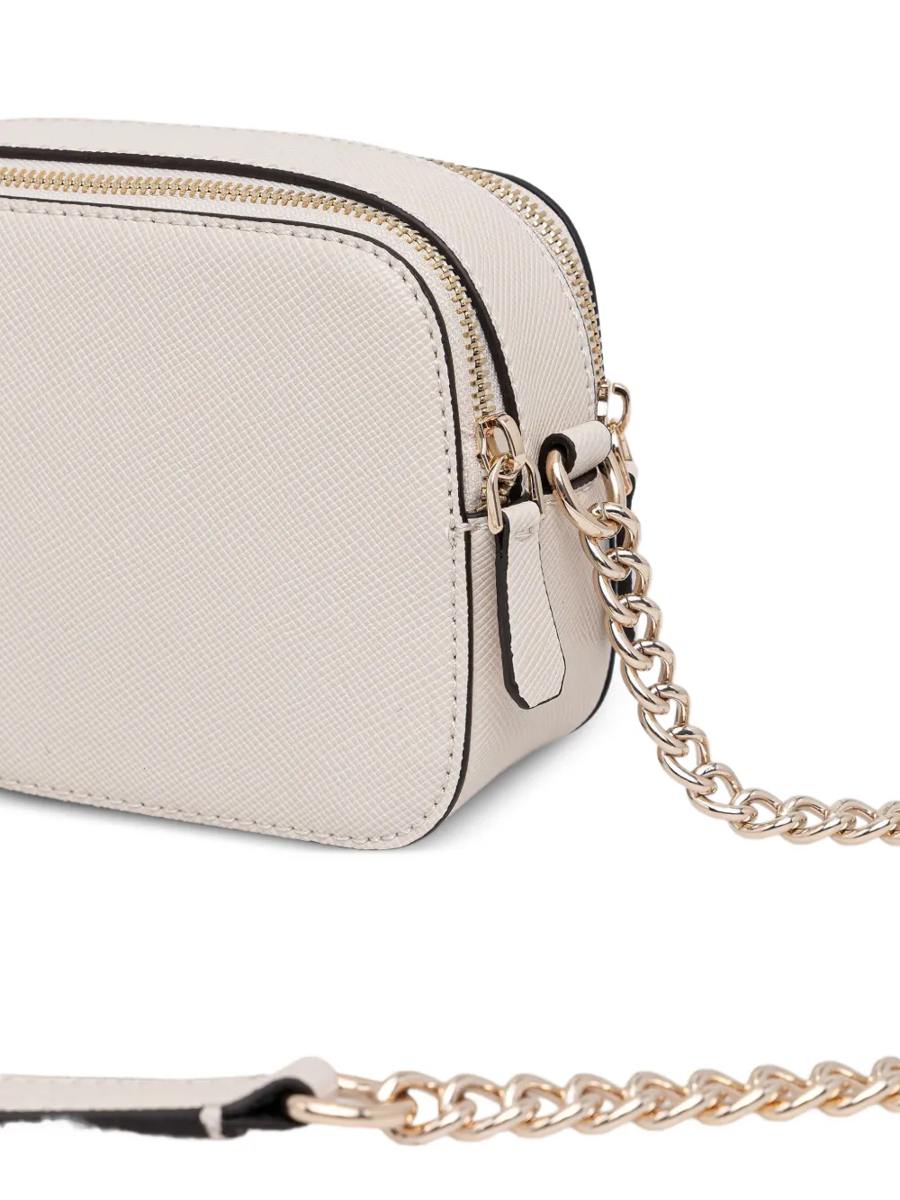 Guess Usa Mini Noelle Logo Cross Body Bag In White