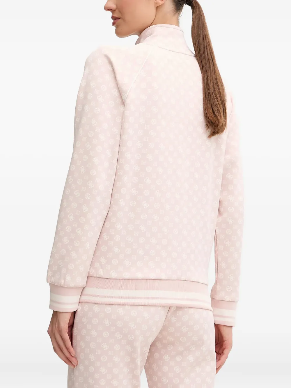 GUESS USA Top met logoprint Roze
