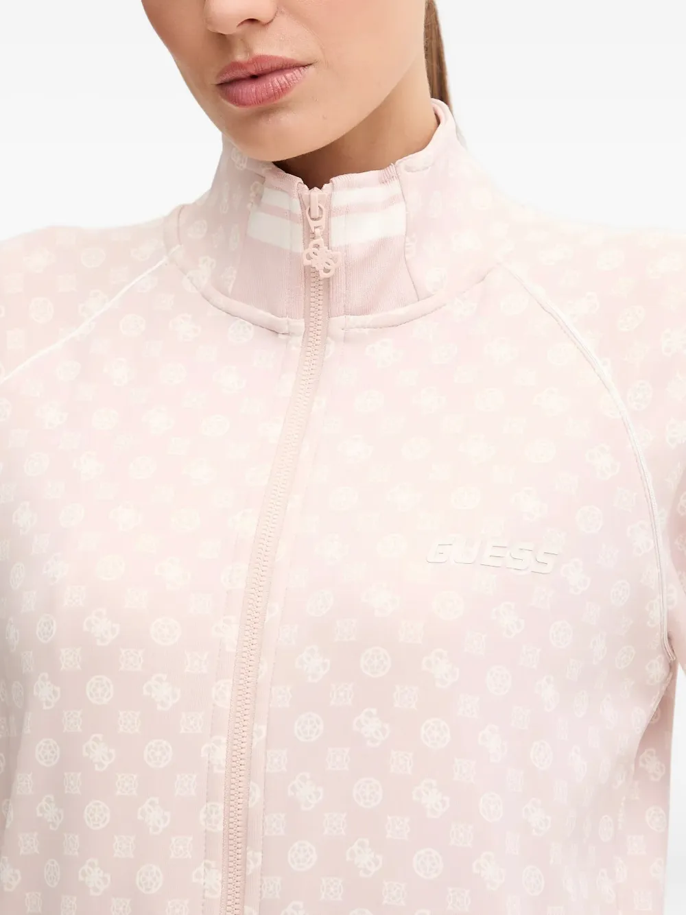 GUESS USA Top met logoprint Roze