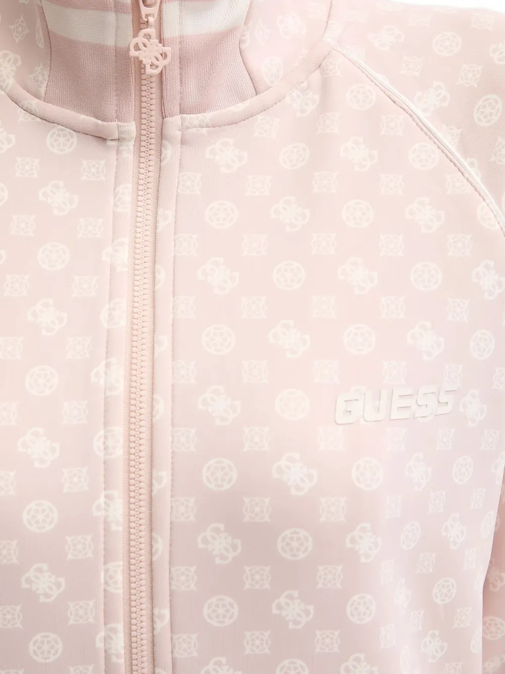 GUESS USA Top met logoprint Roze