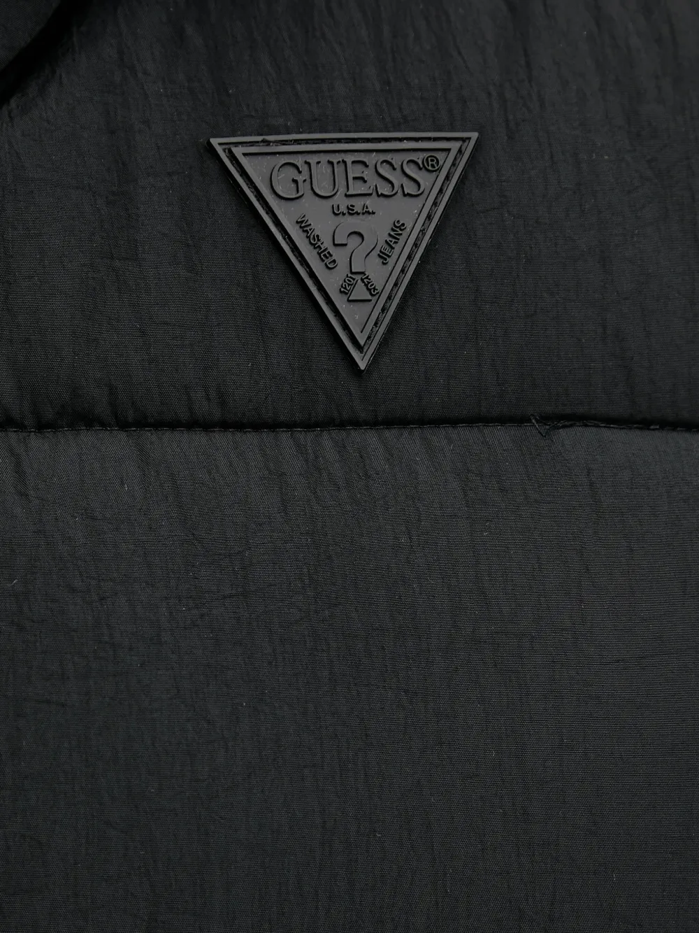 GUESS USA Bodywarmer met logoplakkaat Zwart
