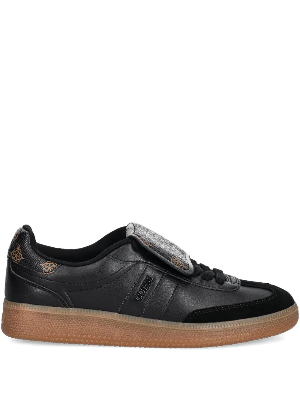 Guess Usa Oleeza Logo-print Sneakers In Black