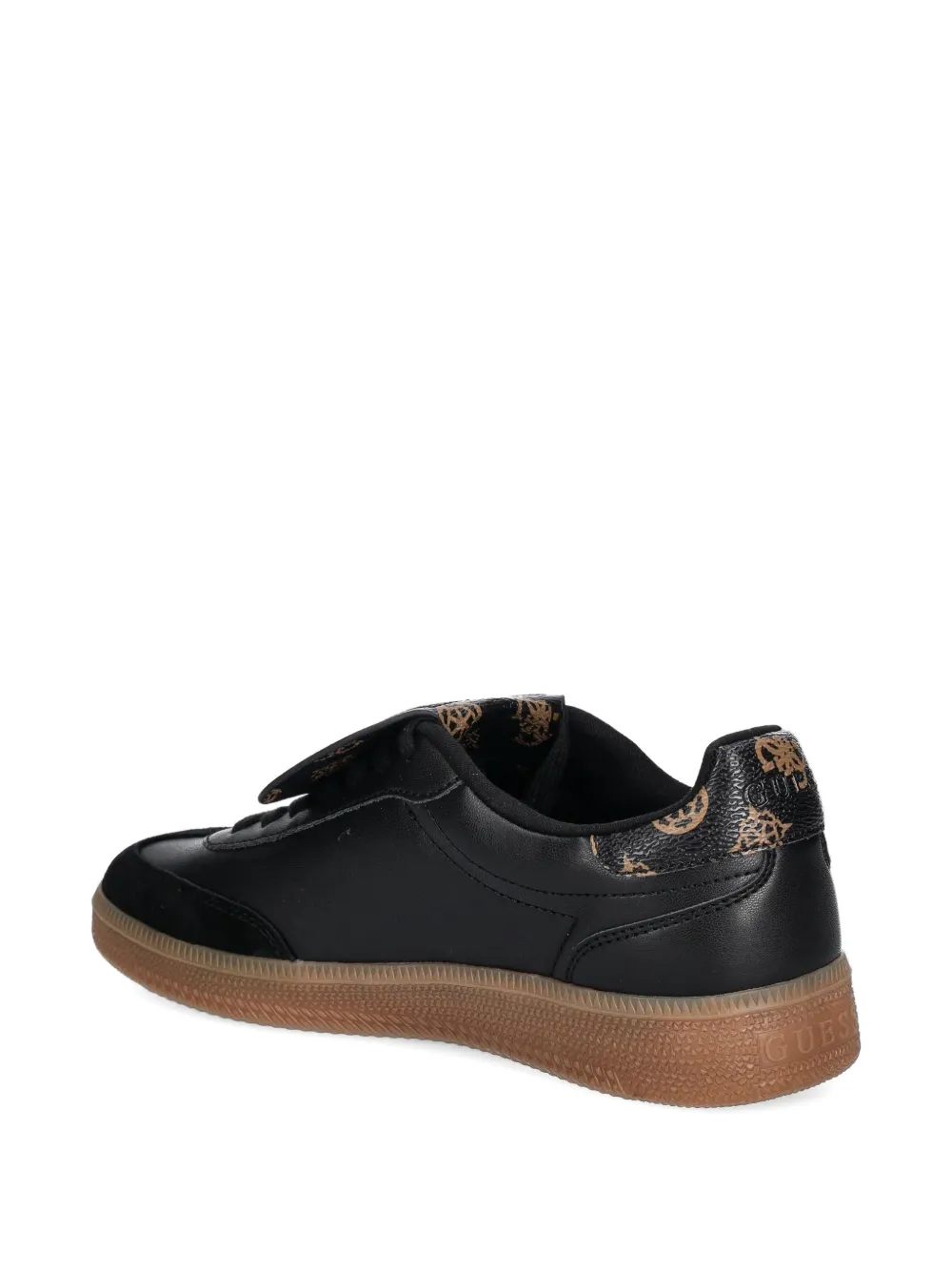 Guess Usa Oleeza Logo-print Sneakers In Black